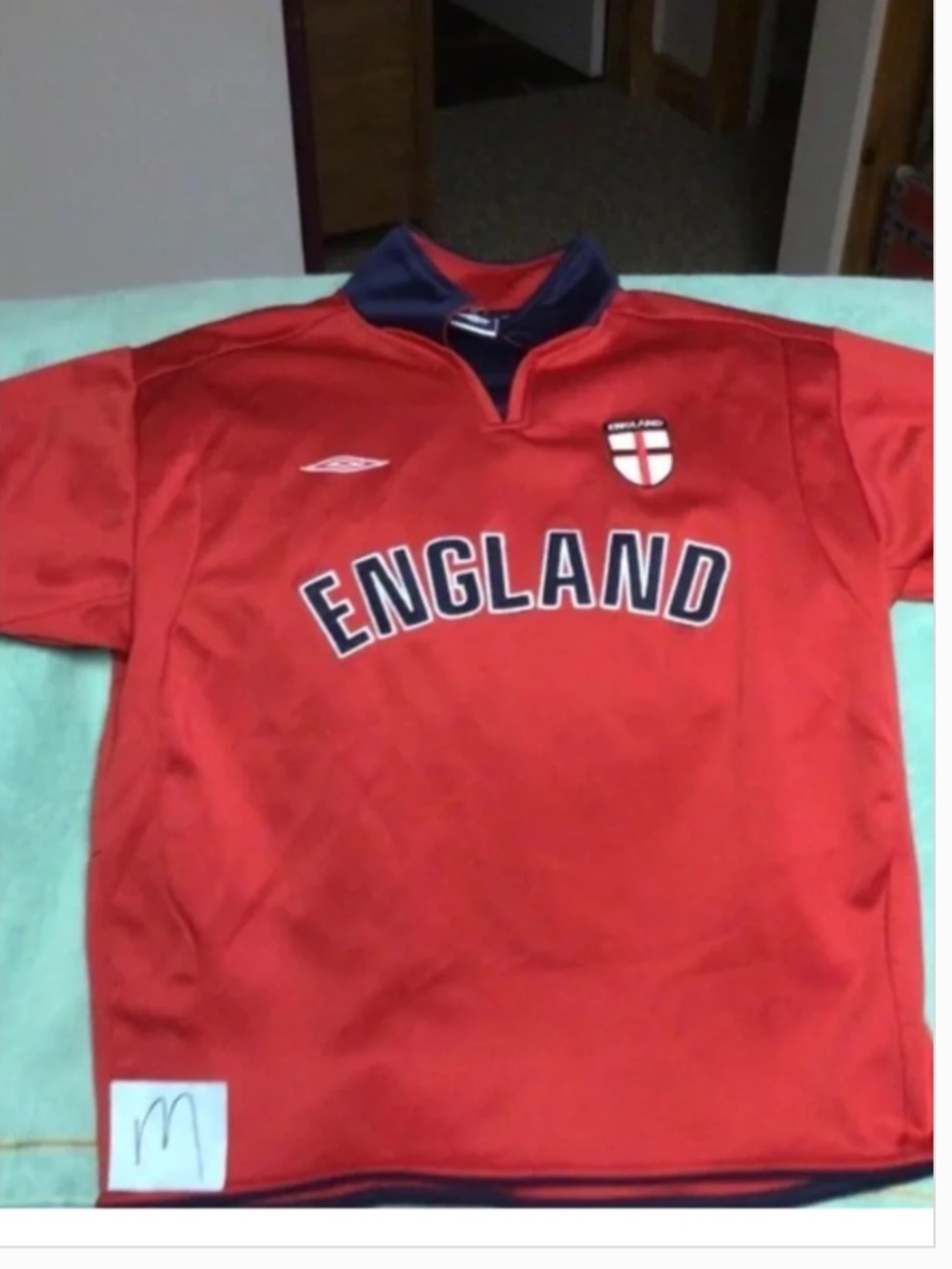 England soccer shirt